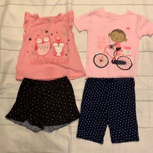 2 Matching Sets Pajamas Girl’s